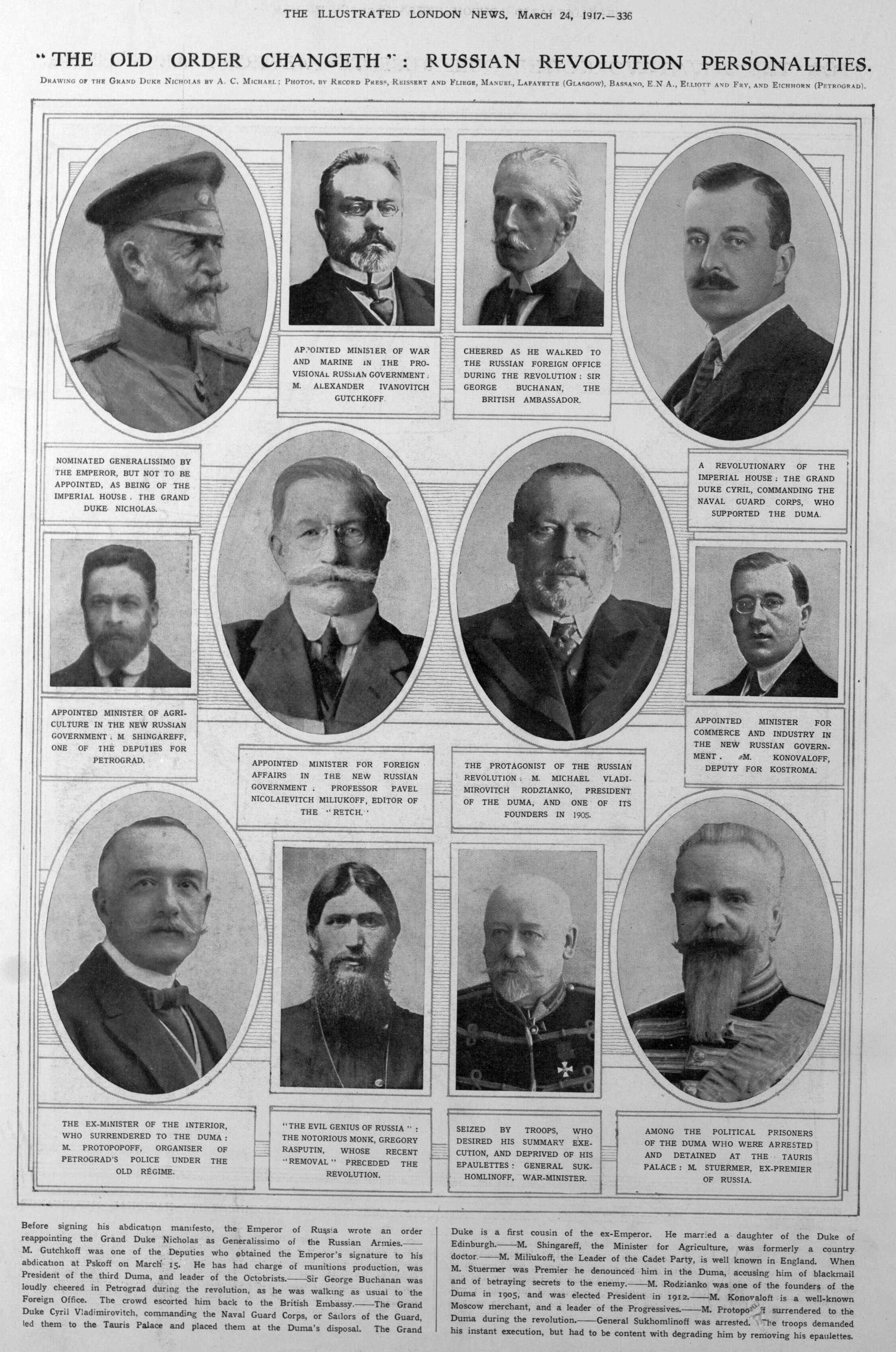 russian revolution old order changed