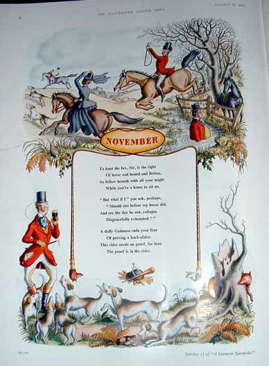 Full page Guinness adverts 1950